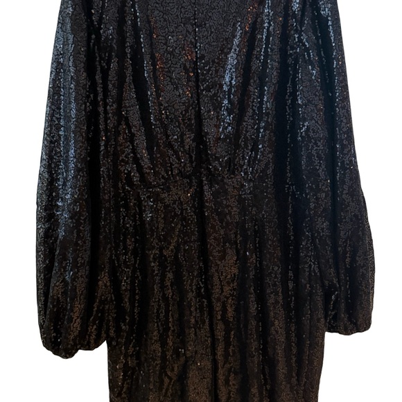 City Chic Black Sequin Dress - Picture 2 of 5